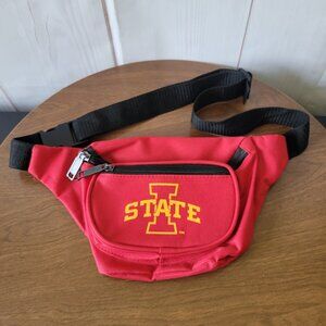 Iowa State University NCAA Fanny Pack. Three zipper sections. ISU Cyclones. NWOT